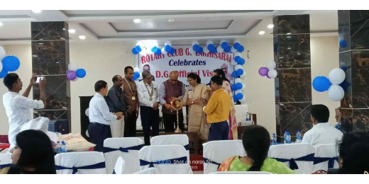 रोटरी क्लब का वार्षिक अधिवेशन सह डिस्ट्रिक गवर्नर भीजिट कार्यक्रम आयोजित 